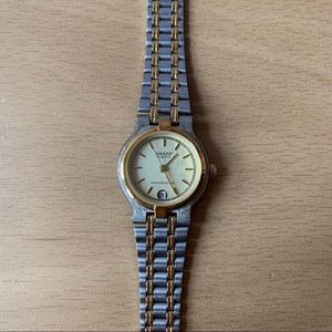 Vintage Sharp ladies watch gold/silver authentic